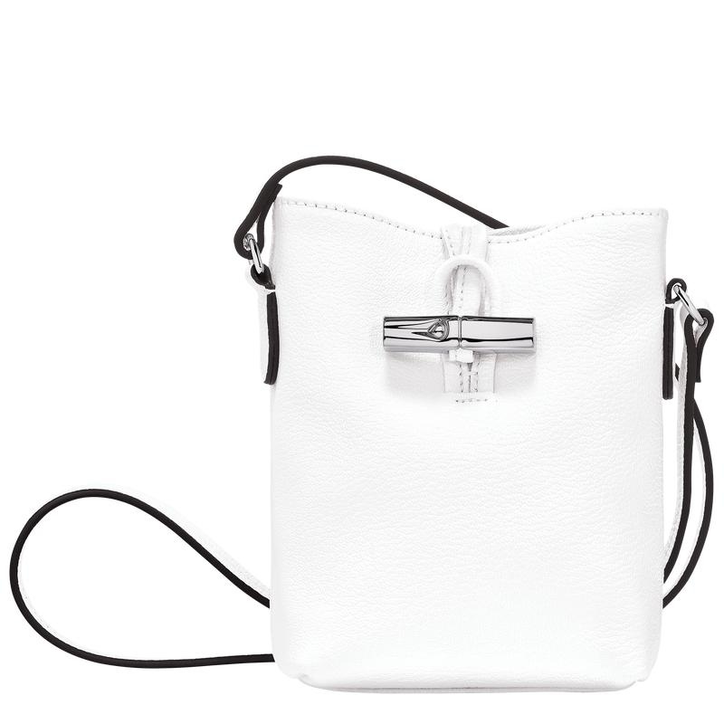 White Longchamp Roseau XS Women\'s Crossbody Bags | 84152-AYWK