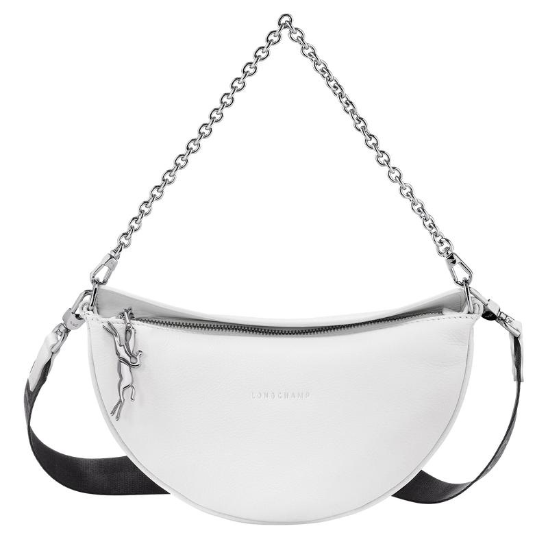 White Longchamp Smile S Women\'s Crossbody Bags | 07962-RIQU