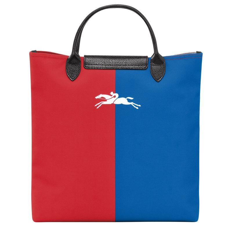 White Longchamp x Robert Indiana L Women's Handbags | 78419-BHNY