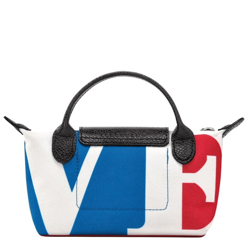 White Longchamp x Robert Indiana Men's Pouches | 56073-HVIP