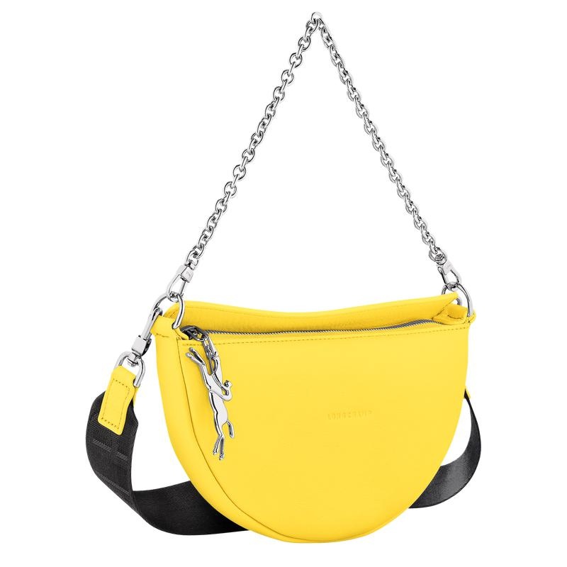 Yellow Longchamp Smile S Women's Crossbody Bags | 61284-UWSY