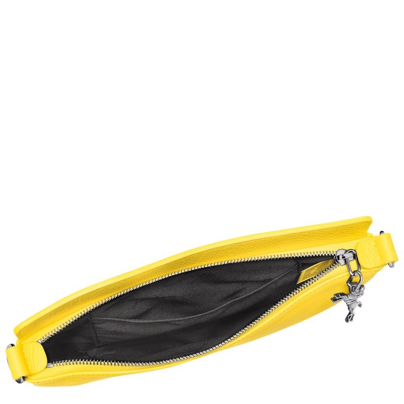 Yellow Longchamp Smile S Women's Crossbody Bags | 61284-UWSY