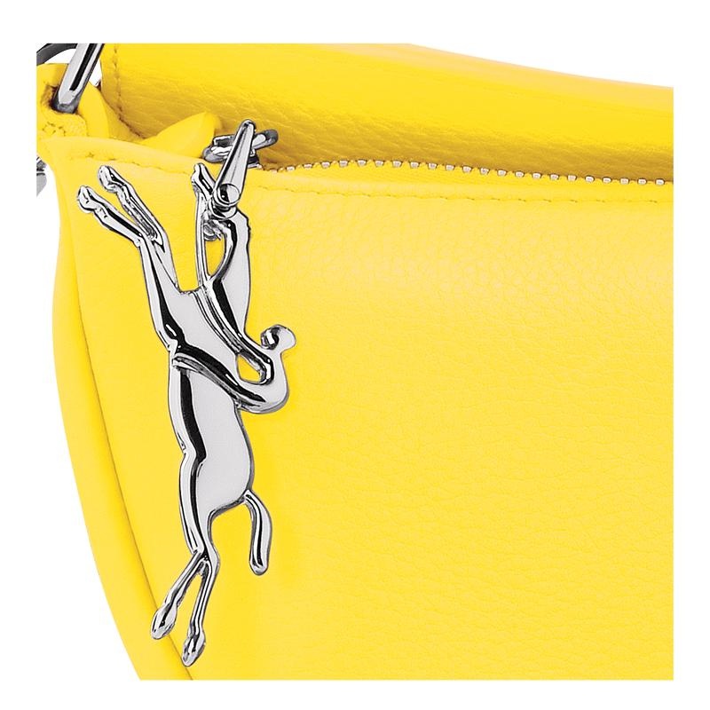 Yellow Longchamp Smile S Women's Crossbody Bags | 61284-UWSY